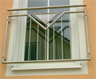 Gelaender von Raum und Areal